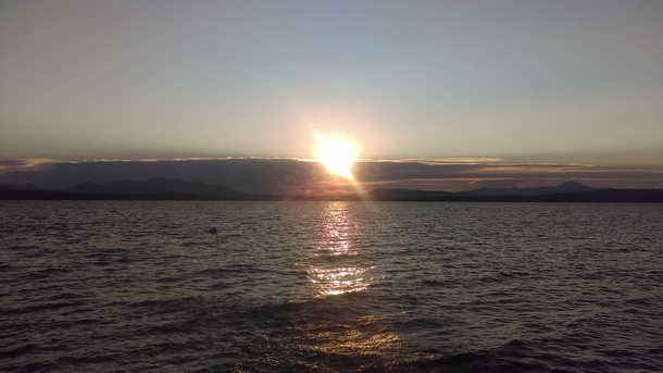 Sunset over Lake Almanor x