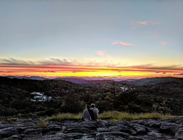 Sunset Rock Highlands NC 