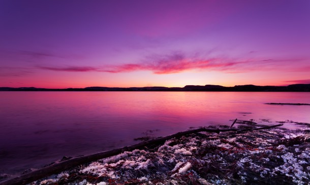 Sunset seen from Huk Oslo - Photorator