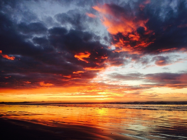 Sunset Westcoast New Zealand  x 