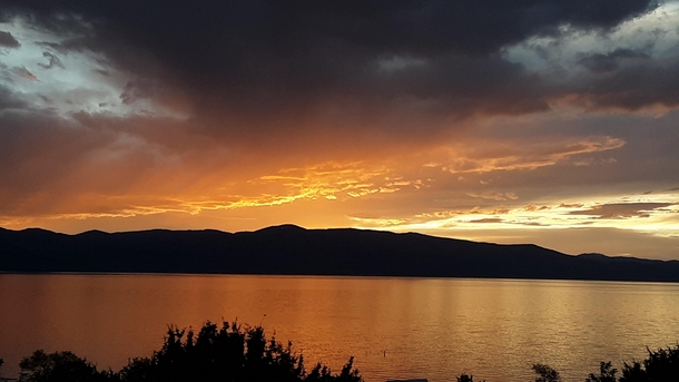 Sunsets in Bear Lake Utah are so beautiful