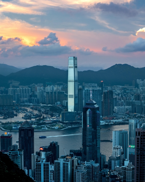 Sunsets in Hong Kong