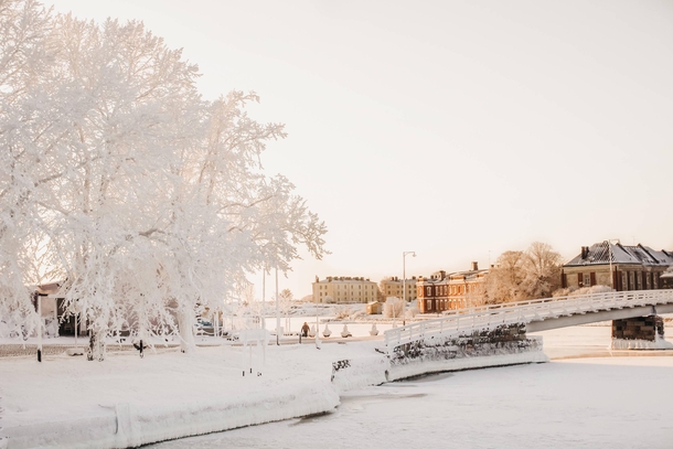 Suomenlinna in the winter time Finland