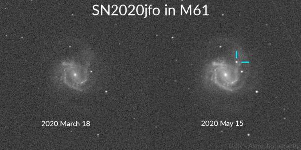 Supernova jfo in M 