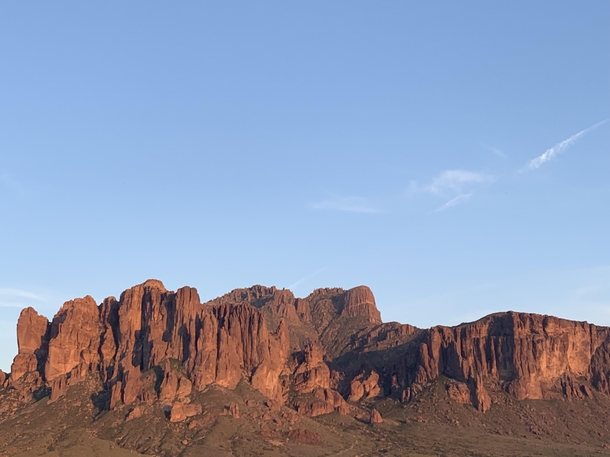 Superstition Mountains Arizona March  