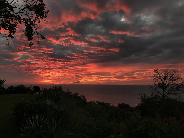 Surreal Sunset  Mal Pais Costa Rica 