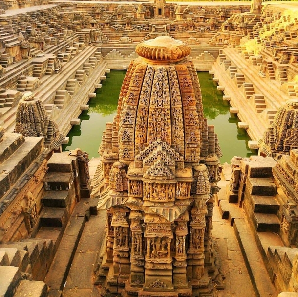 Surya Mandir Modhera Mehsana Gujarat built after - CE during the reign of Bhima I of the Chaulukya dynasty