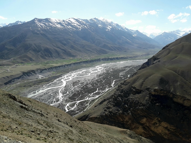 Sutlej River in making Deep in Himalayas 