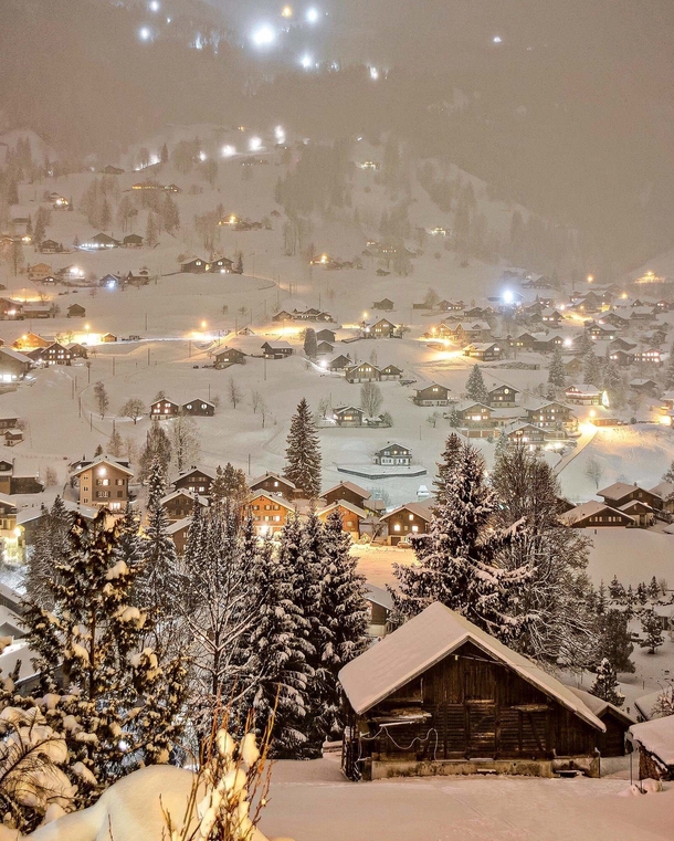Swiss Winter Night