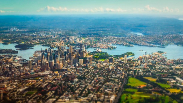 Sydney from the air 