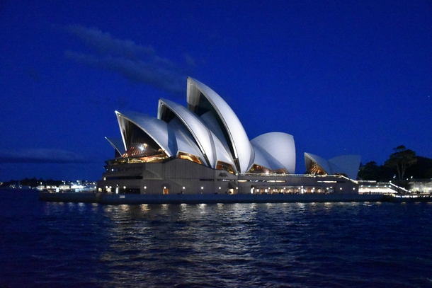 Sydney Opera House at night 