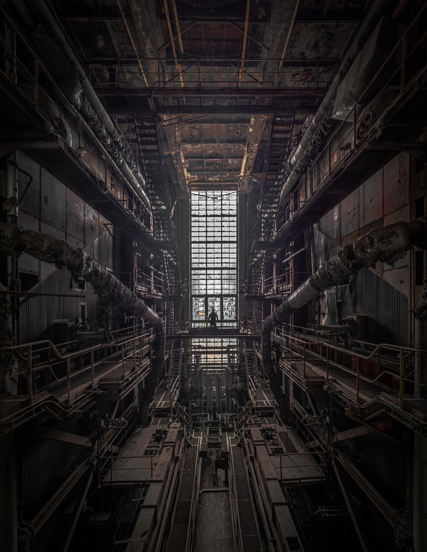Symmetria in an abandoned thermal power plant Hungary 
