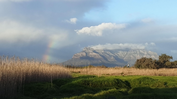 Table Mountain Cape Town in all her wintery glory x South africa OC