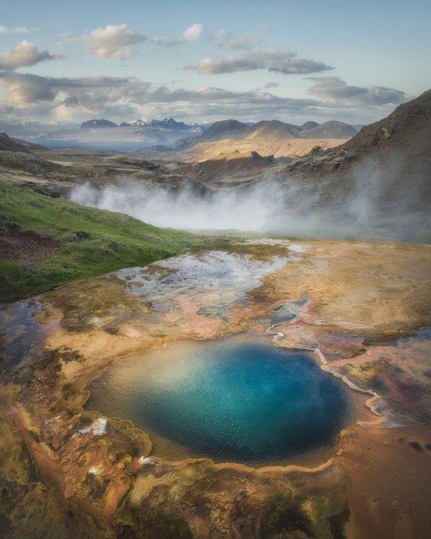 Take a dip Geothermal area in Iceland 