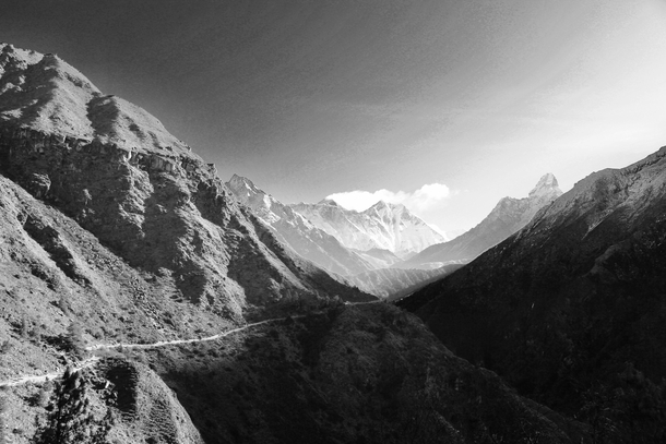 Taken on the way to Mt Everest Base Camp in April of  