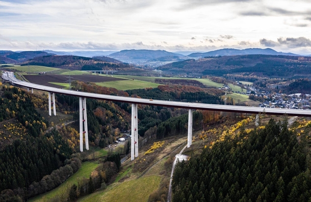 Talbrcke Nuttlar  Meters tall and the tallest bridge in the German state of North Rhine Westphalia