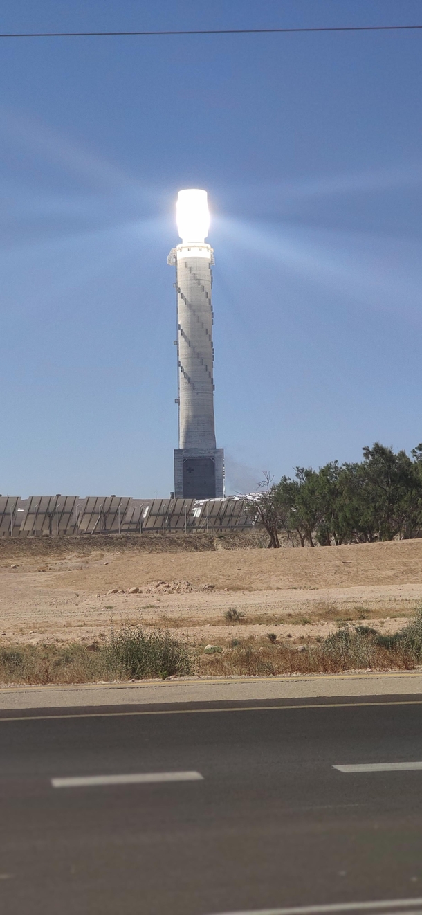 Tallest solar tower in the world in Kibbutz Ashelim Israel