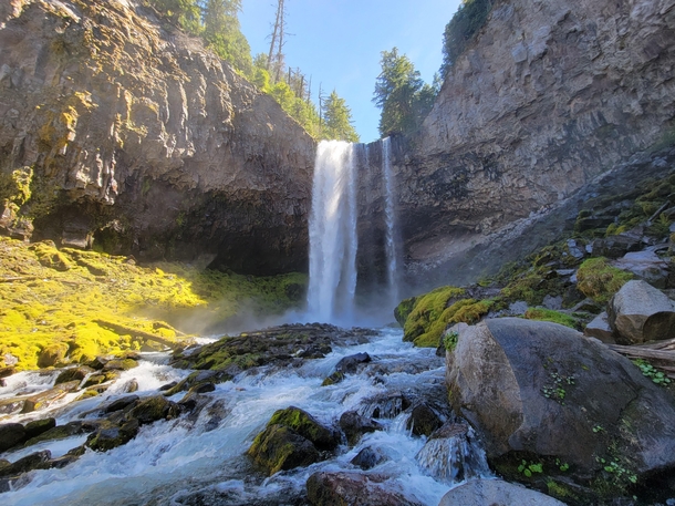Tamawanas Falls Mt Hood Wilderness Oregon USA 