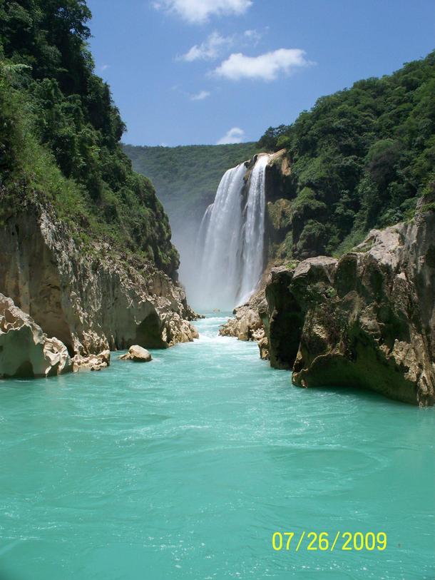 Tamul Waterfall San Luis Potos Mxico 