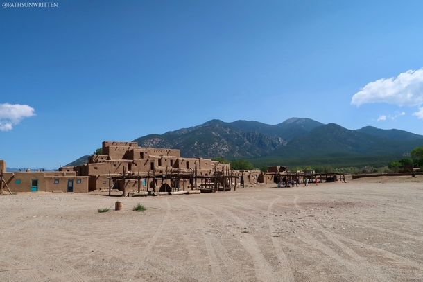 Taos Pueblo in New Mexico United States 
