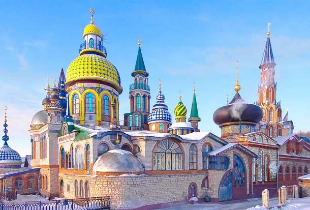 Temple of All Religions in Kazan Russia