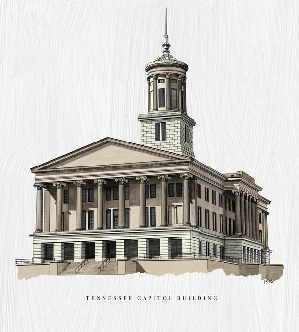 Tennessee State Capitol Building Me 