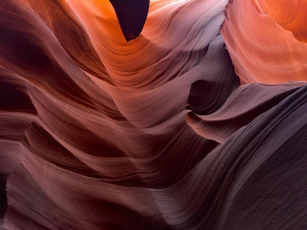 Textures of Lower Antelope Canyon 