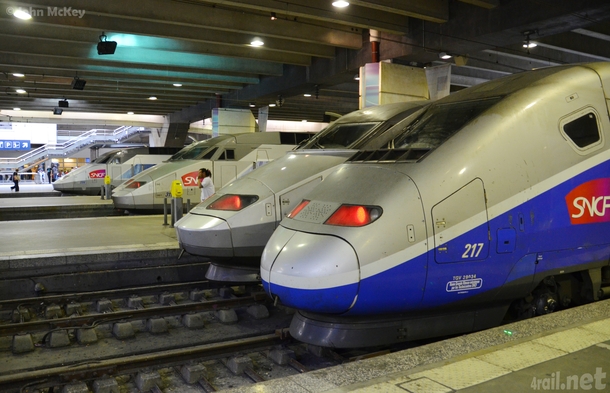 TGVs at Gare Montparnasse Paris 