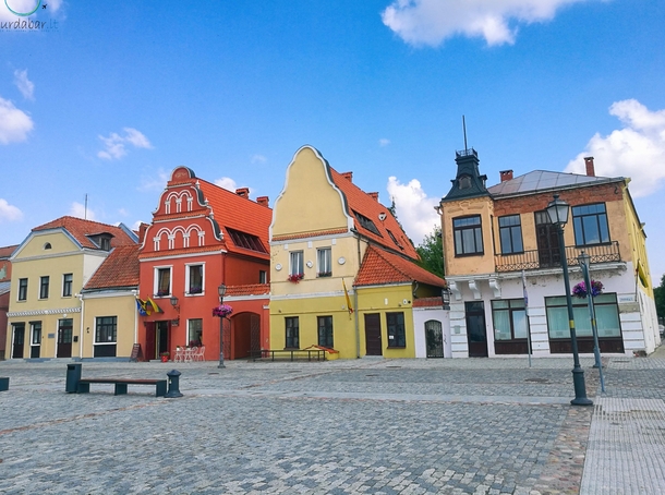 th-th Century buildings on Town Hall Square Kdainiai Lithuania