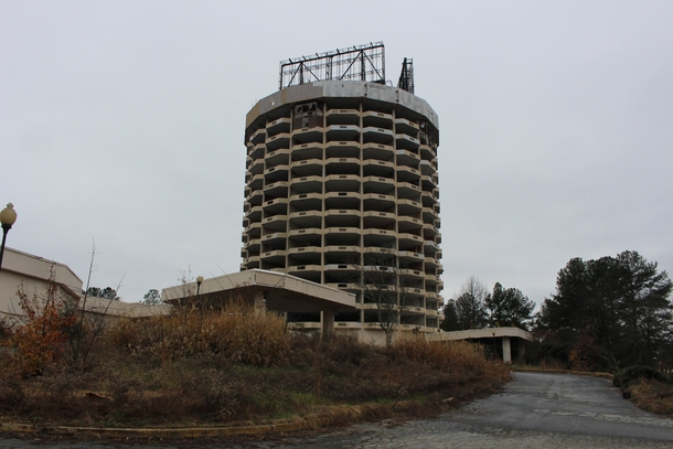 The abandoned Presidential Hotel GA