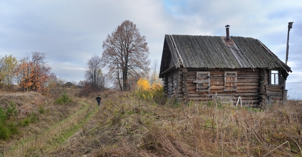 The abandoned village of Batalovo Kirov region Russia