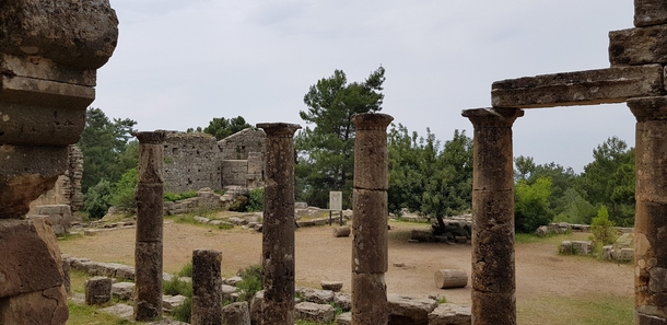 The Agora of the ancient city of Seleucia high in the Taurus mountains of southern Turkey 