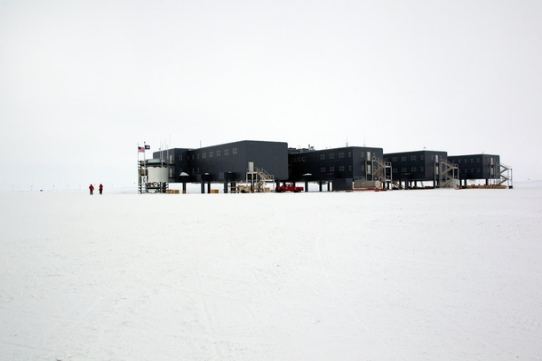 The American buildings of the Amundsen-Scott South Pole StationCreditVicki BeaverAlamy
