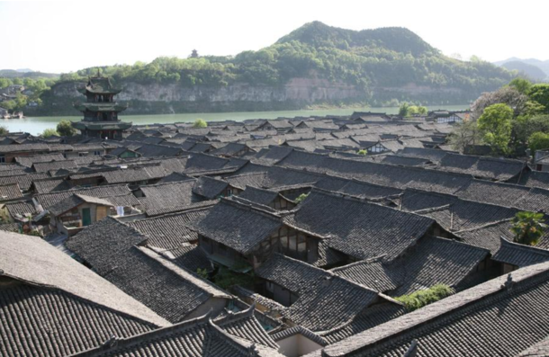 The ancient old town Langzhong in Sichuan provinceSince Warring States period