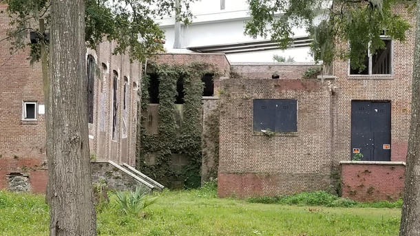 The back of Public School Number Four Jacksonville Florida