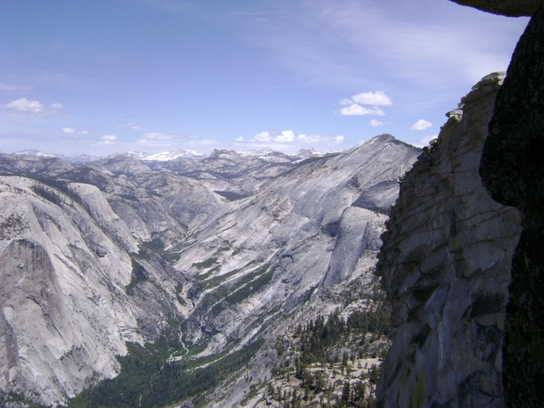 The Back of Yosemite Valley as seen from the top of Half Dome