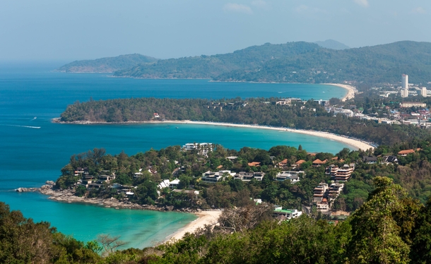 The beaches on the west coast of Phuket Thailand 