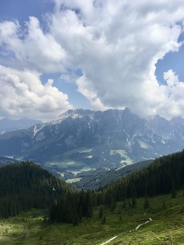 The beautiful landscape of Austria  x