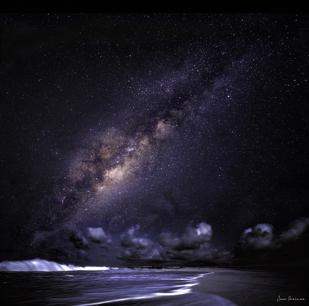 The beautiful Milky Way taken in one of the most darkest skies in the world over Boa Vista in the Cape Verde Islands  photo by James Atkinson