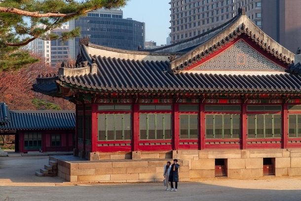 The beautiful palace architecture of Korea 