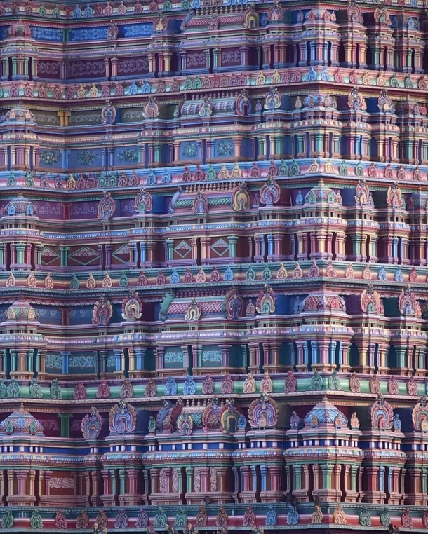 The Beautiful Sri Ranganathaswamy Temple in Indiaincredible symmetry