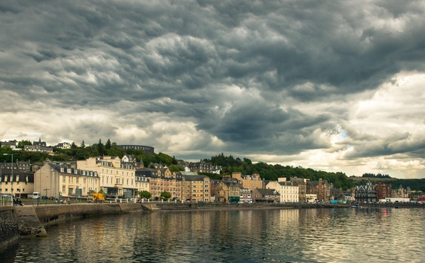 The beautiful town of Oban Scotland x-post 