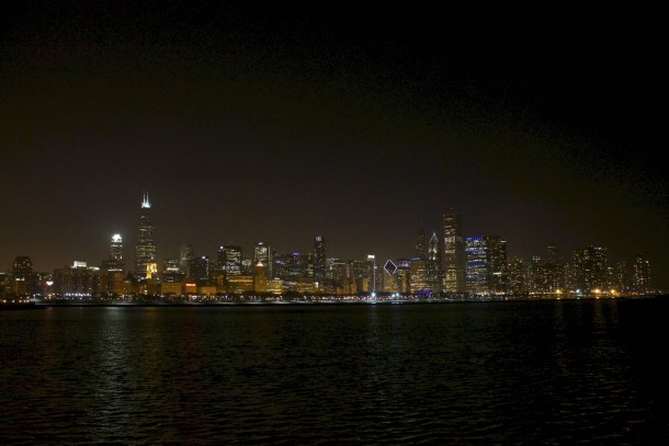 The Beautiful Windy City At Night Chicago IL 