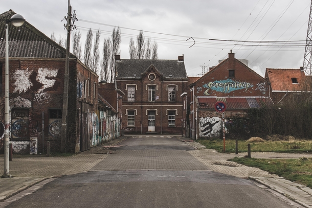 The Belgian ghost town of Doel 