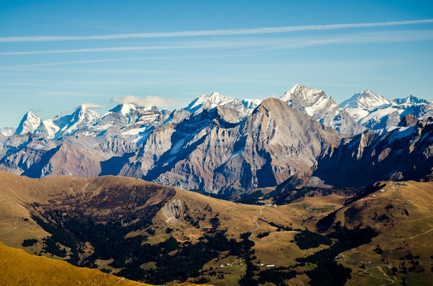 The Bernese Alps - near Gstaad Switzerland 