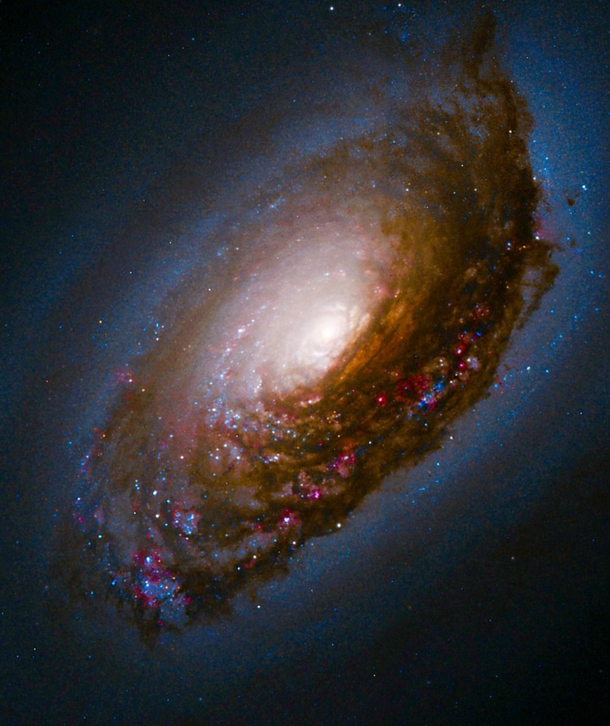 The Black Eye Galaxy M  million light years from Earth Would love to see a higher resolution picture of it