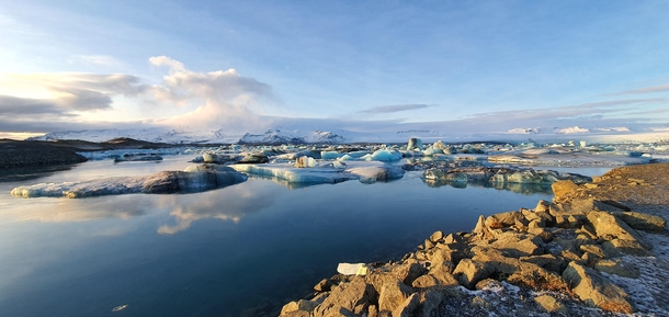 The breaking up of Vatnajkull Glacier Jkulsrln Lagoon Iceland 