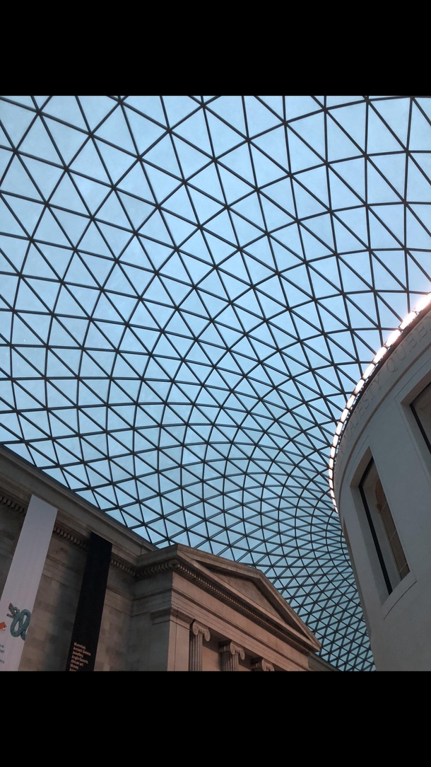 The British Museum in London perspective  x