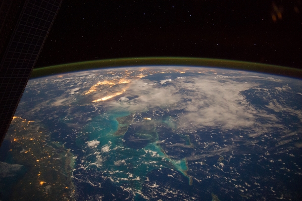 The Caribbean Sea Viewed From the International Space Station 