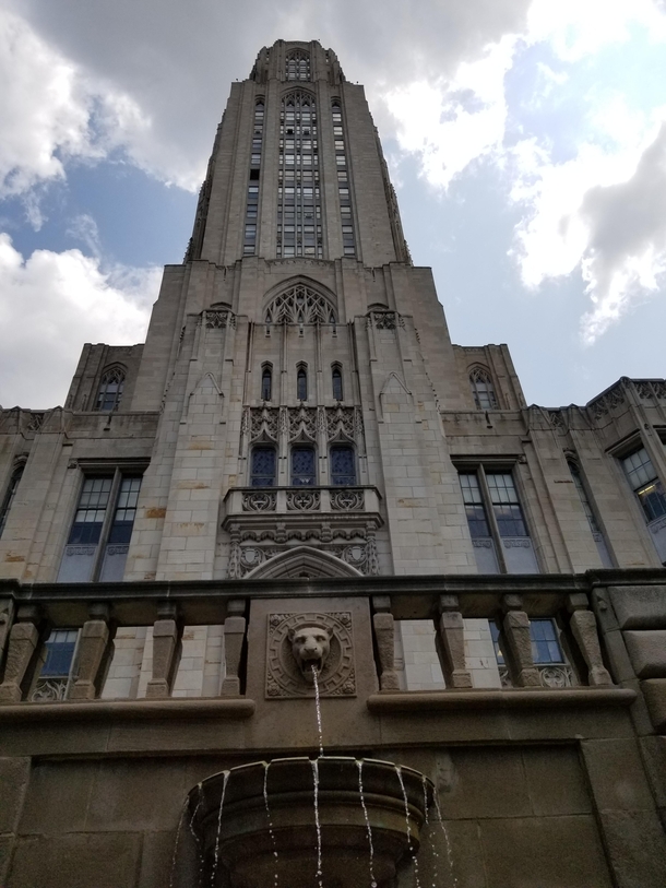 The Cathedral of Learning in Pittsburgh 